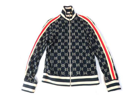 GUCCI GG Jersey Set Navy Jacket and Pants Other Apparel