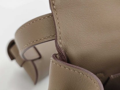 HERMES HERMES Kelly Move Etoupe Swift Shoulder Bag