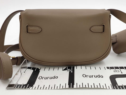 HERMES HERMES Kelly Move Etoupe Swift Shoulder Bag