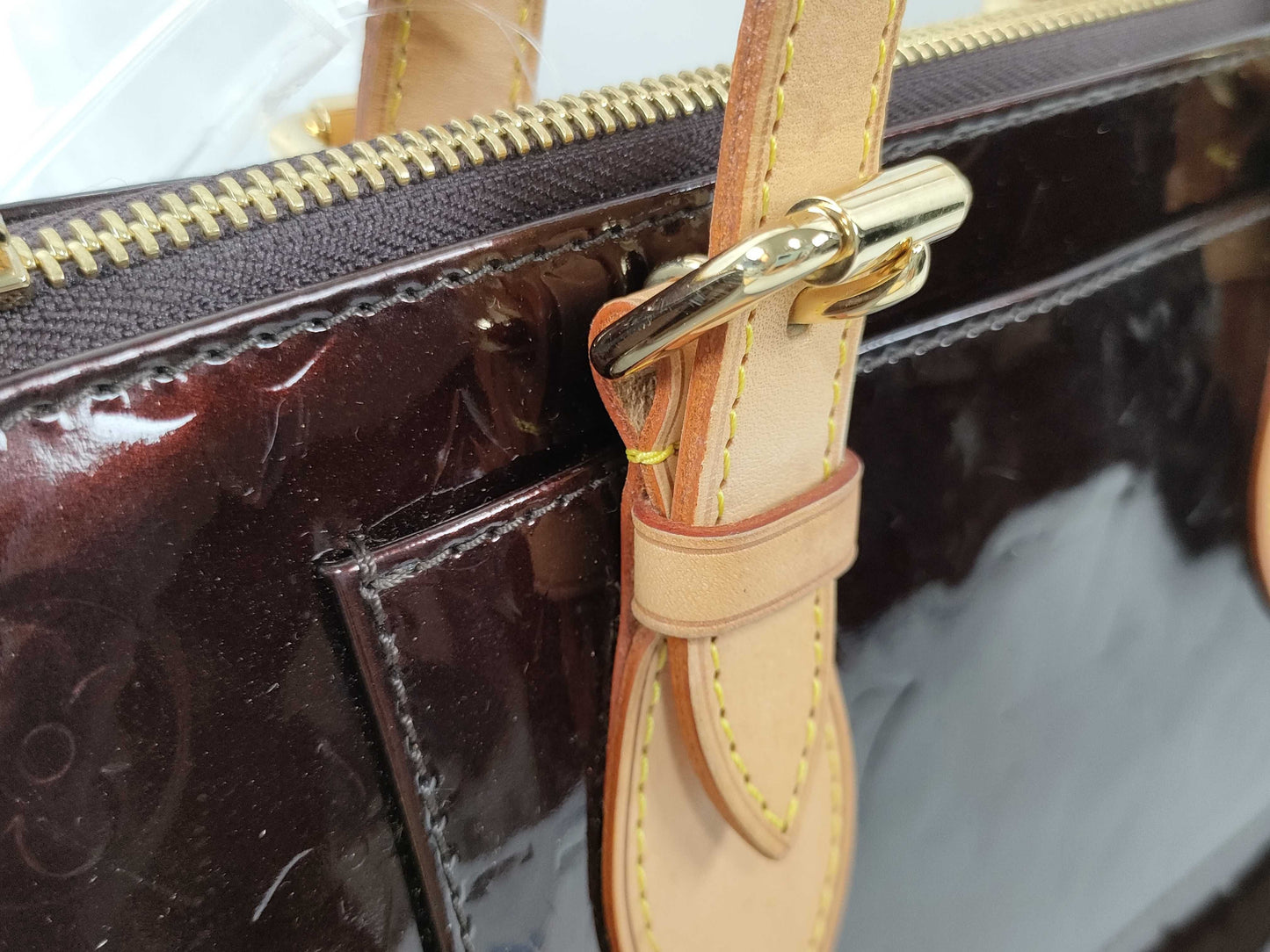 LOUIS VUITTON FL 2027 RFID Unverified Vernis LOUIS VUITTON Rosewood Avenue M93510 Tote Bag