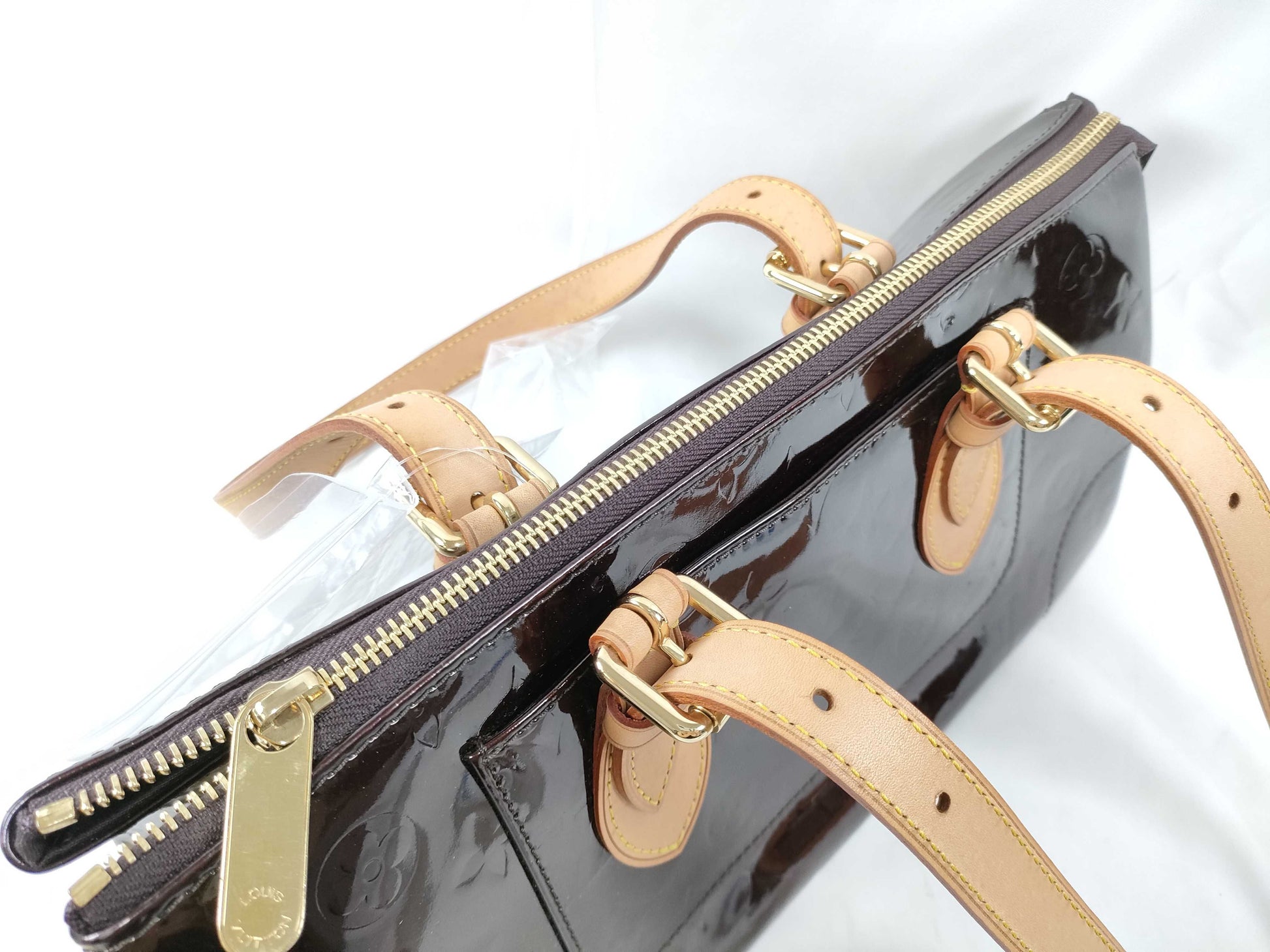 LOUIS VUITTON FL 2027 RFID Unverified Vernis LOUIS VUITTON Rosewood Avenue M93510 Tote Bag