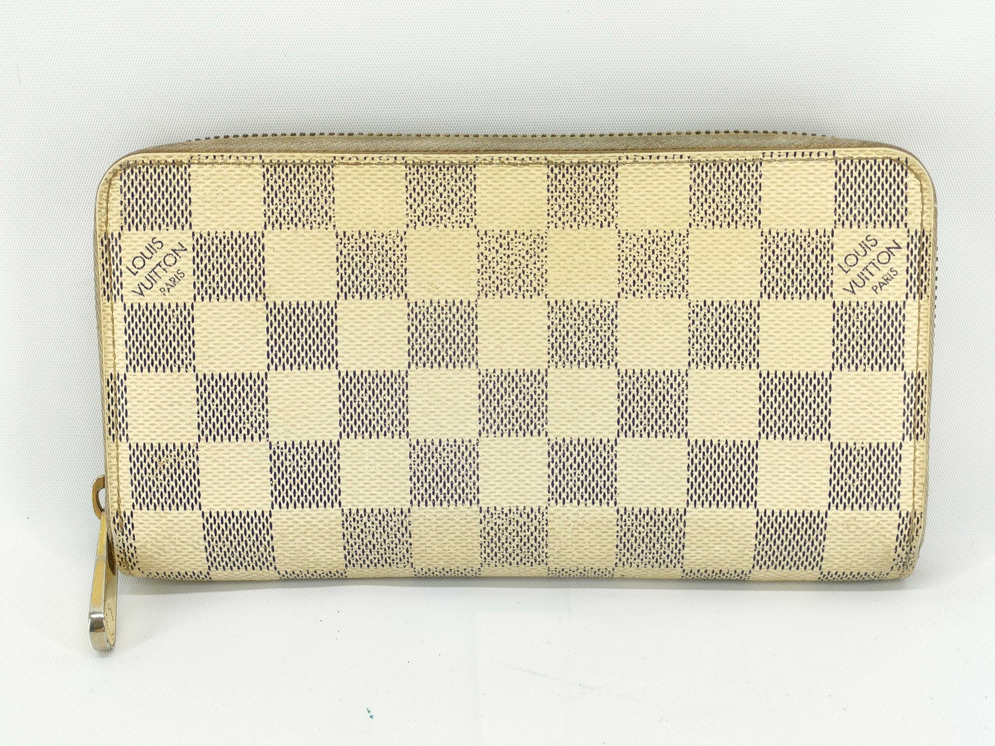 LOUIS VUITTON Louis Vuitton Damier Azur Zippy Wallet