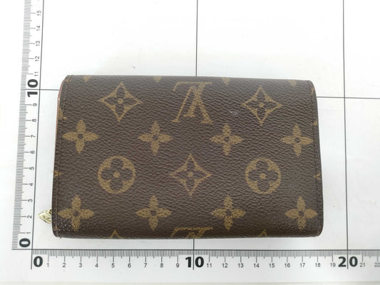 LOUIS VUITTON Louis Vuitton Monogram L-shaped zipper wallet