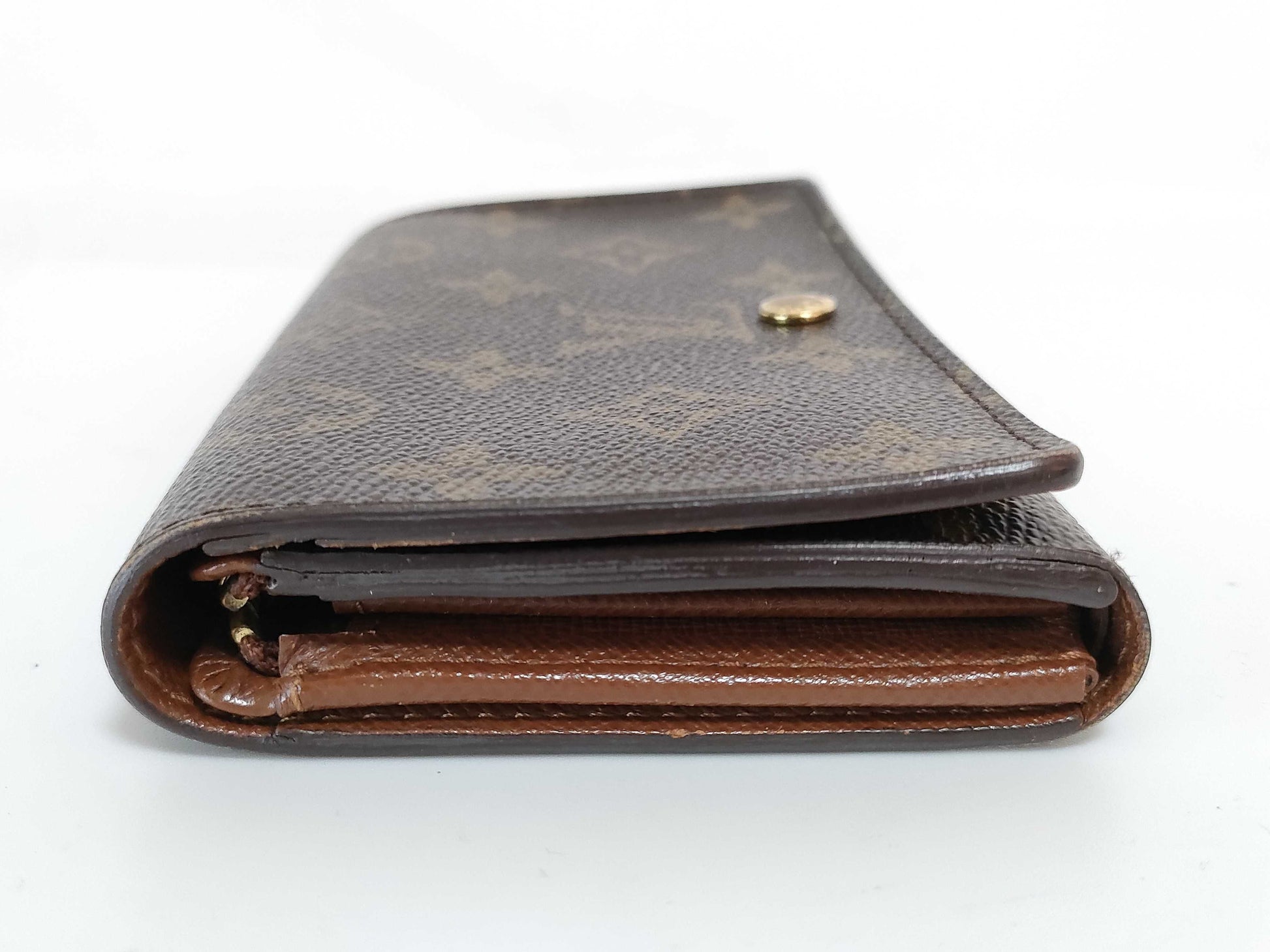 LOUIS VUITTON Louis Vuitton Monogram L-shaped zipper wallet