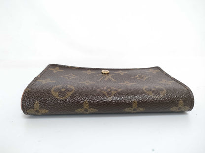 LOUIS VUITTON Louis Vuitton Monogram L-shaped zipper wallet