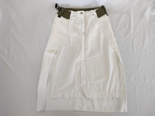 sacai 20SS nylon twill skirt