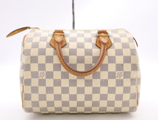 LOUIS VUITTON N41534 Azur Speedy 25 Handbag