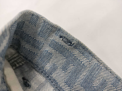 FENDI Zucca print denim pants, size 40