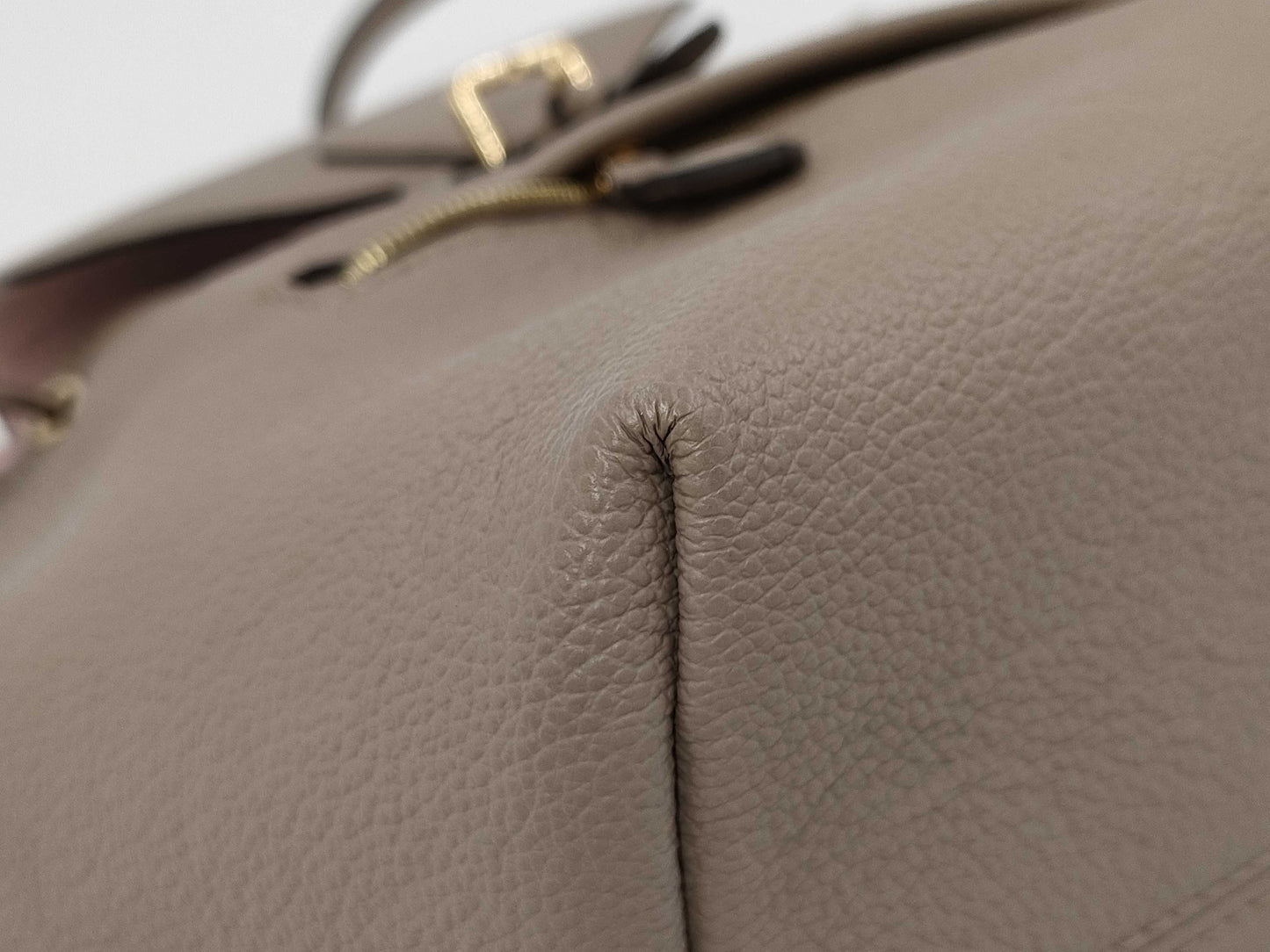 LOUIS VUITTON Monogram Empreinte Montsouris PM M45410 Beige RFID Enabled Backpack