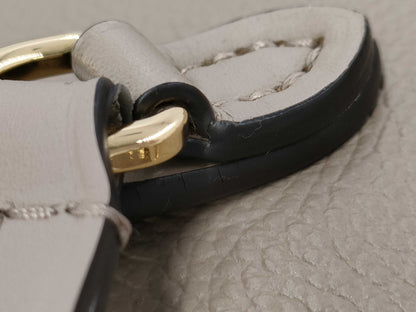 LOUIS VUITTON Monogram Empreinte Montsouris PM M45410 Beige RFID Enabled Backpack