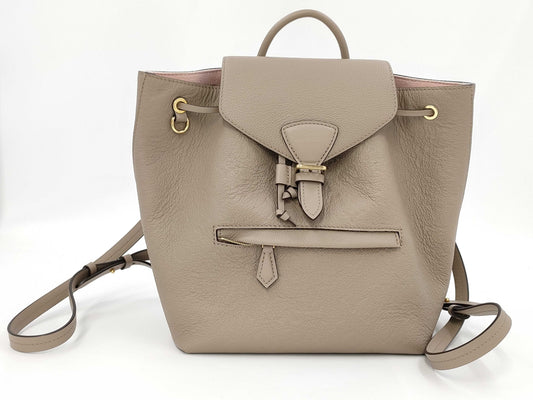 LOUIS VUITTON Monogram Empreinte Montsouris PM M45410 Beige RFID Enabled Backpack