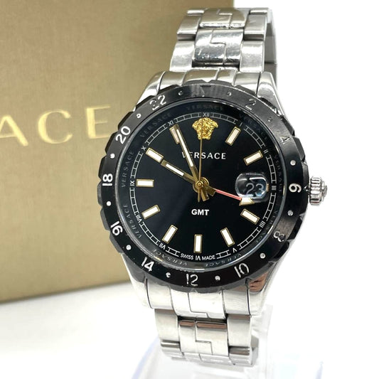 VERSACE Helenium GMT VE11 091907690467 Quartz Men's Watch