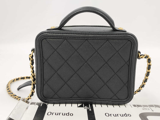 CHANEL Filigree Matelasse 2-way Chain Shoulder Bag, No. 28