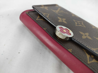 LOUIS VUITTON Louis Vuitton Monogram Porte-Feuille Flor Wallet