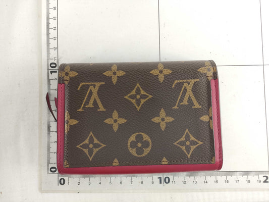 LOUIS VUITTON Louis Vuitton Monogram Porte-Feuille Flor Wallet