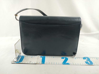 Yves Saint Laurent YSL logo leather shoulder bag