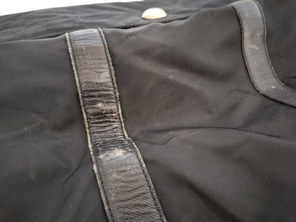 PRADA nylon Prada Boston bag in black nylon.