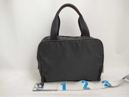 PRADA nylon shoulder black handbag