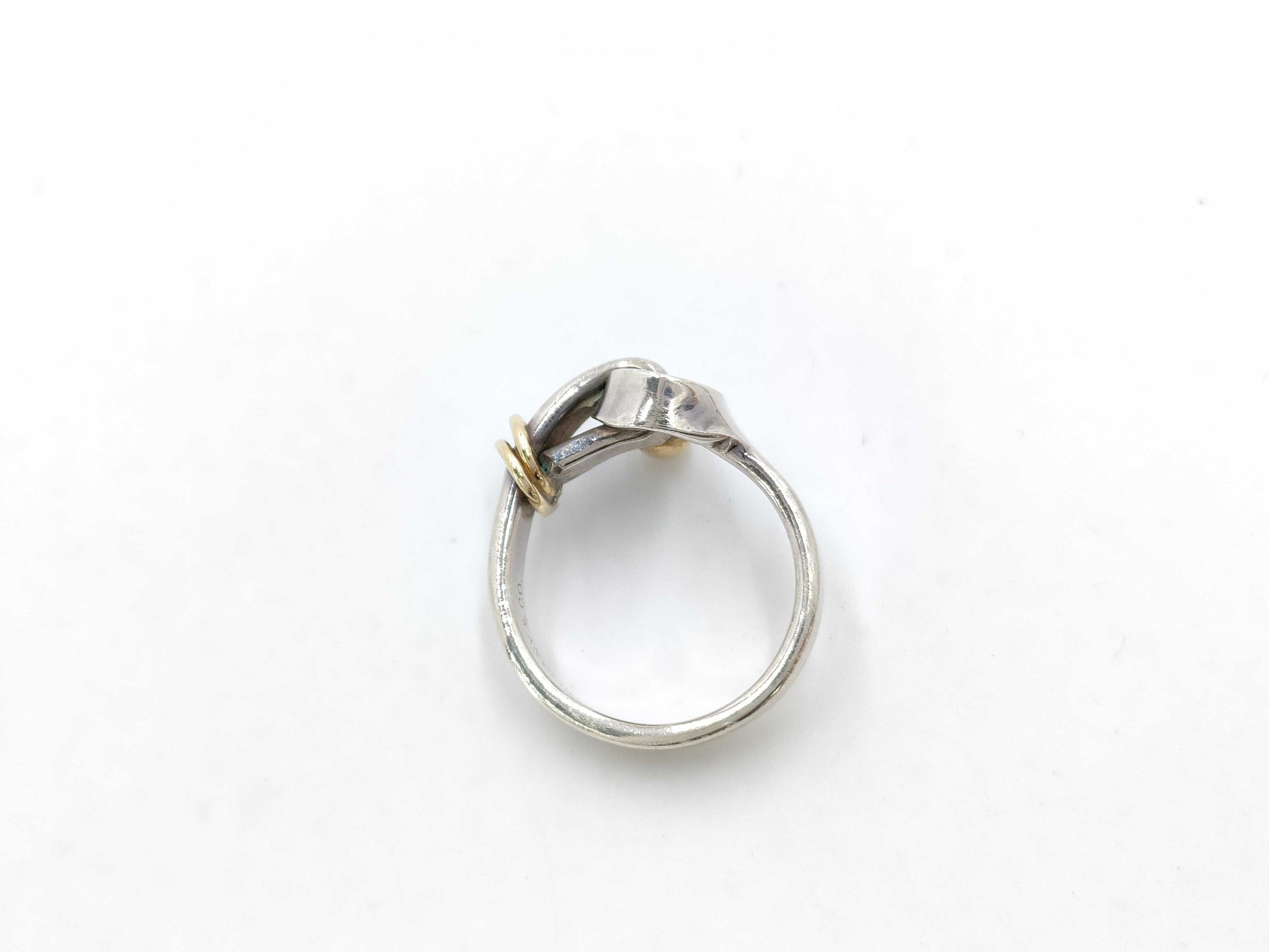 Tiffany & Co. Tiffany Hook and Eye 750 925 Ring