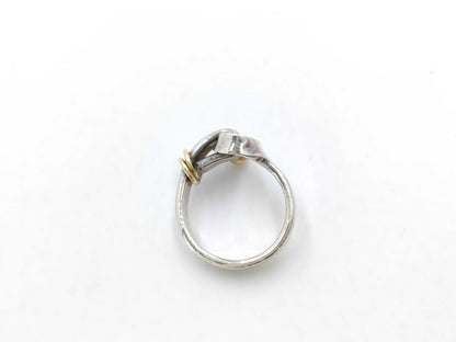 Tiffany & Co. Tiffany Hook and Eye 750 925 Ring