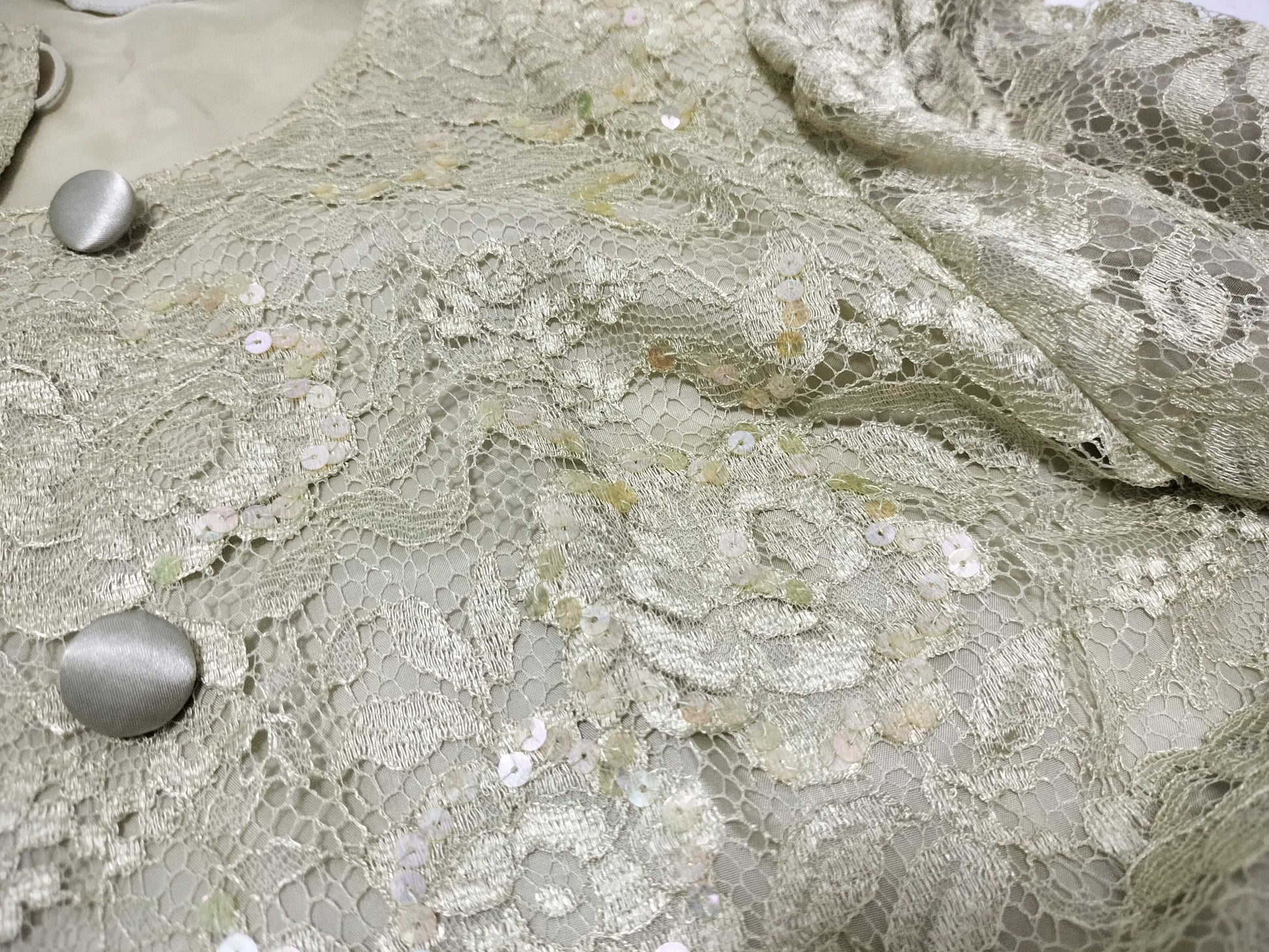 GIVENCHY All-lace sequin jacket, size 10