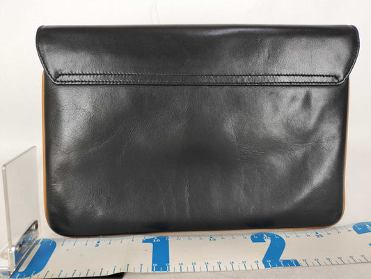 CELINE Leather Clutch Bag Clutch Bag