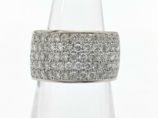 D2.00ct K18WG 11.2g Ring 