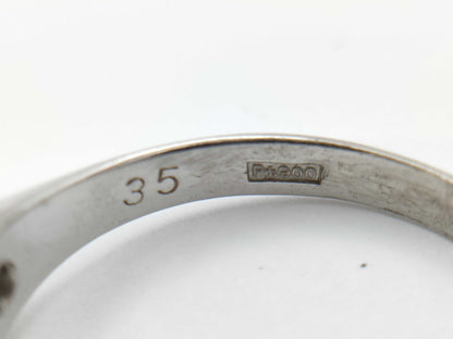 D0.313ct Pt900 4.2g Ring 