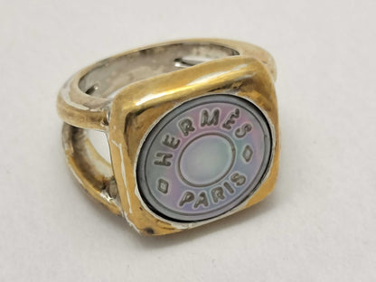 HERMES Corozo Ring 52 Ring