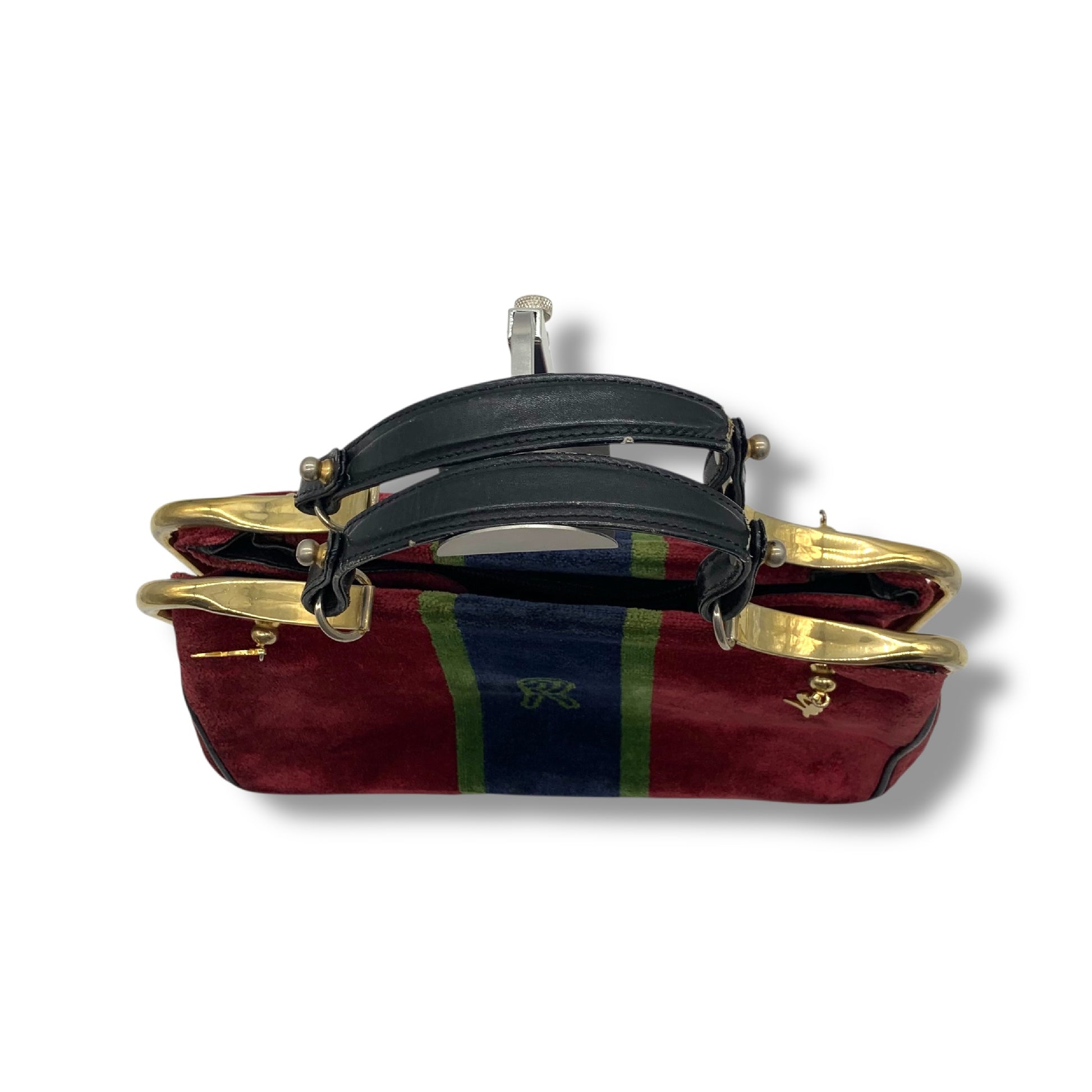Roberta Camerino handbag with clasp closure
