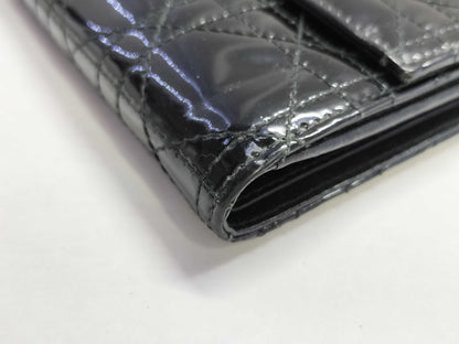 Dior CHRISTIAN DIOR Cannage Tri-fold Wallet