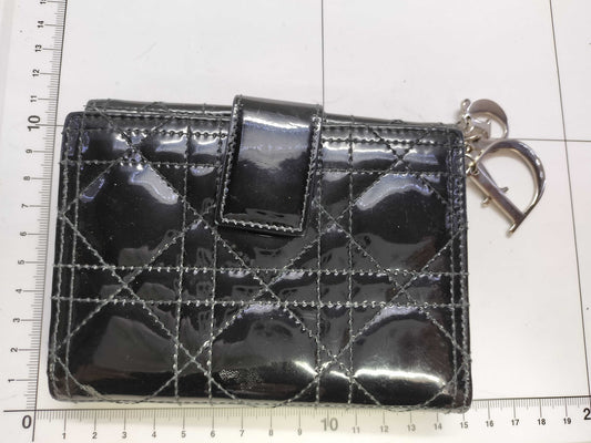 Dior CHRISTIAN DIOR Cannage Tri-fold Wallet