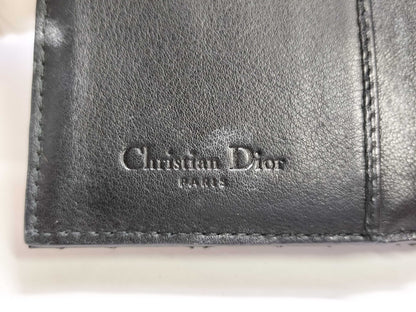 Dior CHRISTIAN DIOR Cannage Tri-fold Wallet