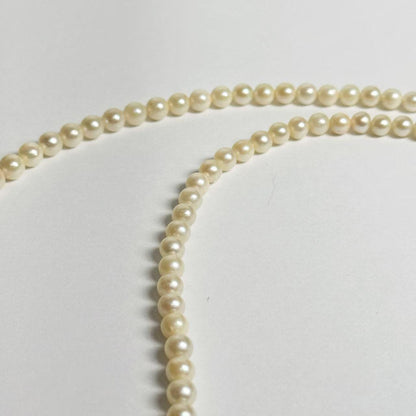 Pearl diameter: Approx. 3.2mm-7.2mm, Sterling Silver, 13.6g, Necklace 