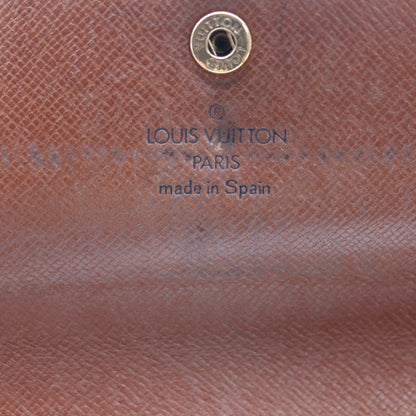 LOUIS VUITTON Monogram Pochette Porte Monnaie Credit M61725 Wallet
