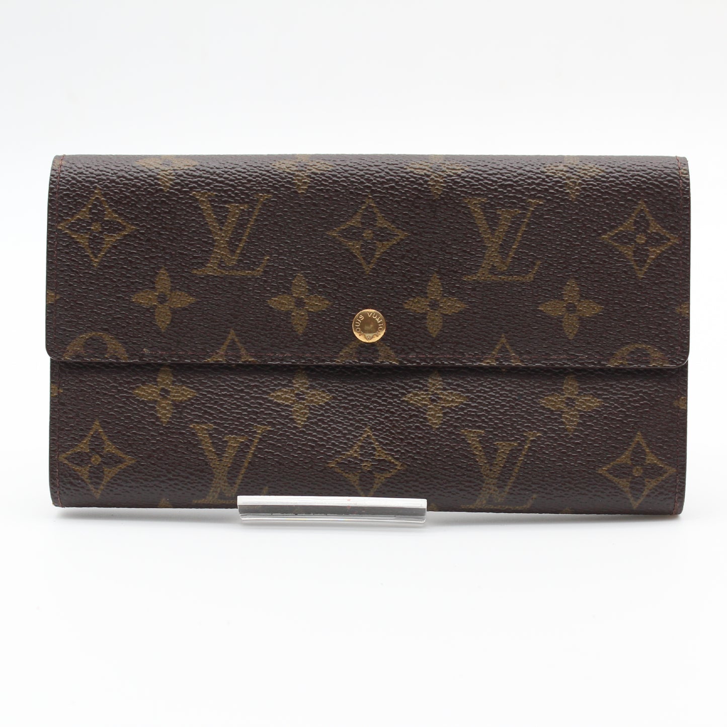 LOUIS VUITTON Monogram Pochette Porte Monnaie Credit M61725 Wallet