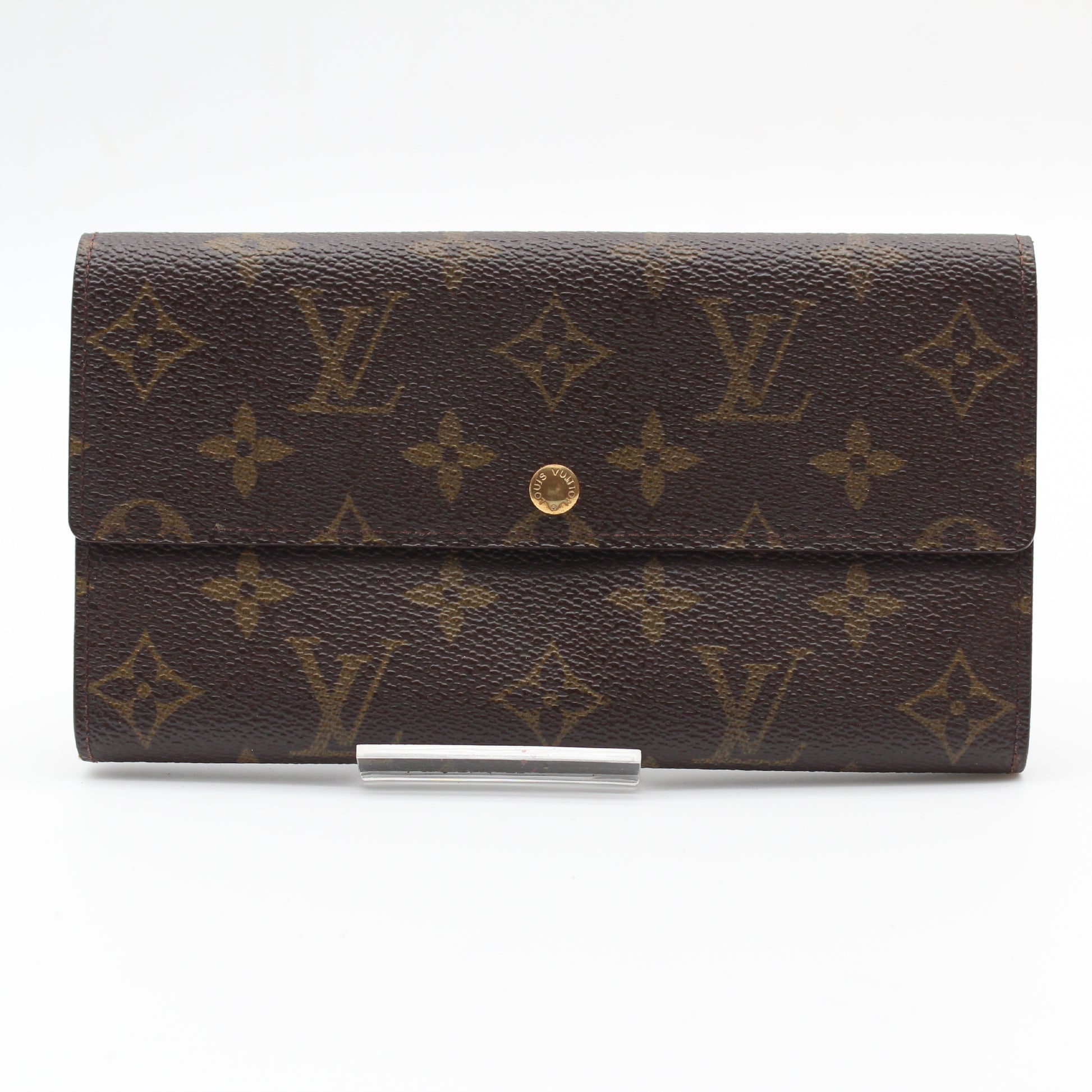 LOUIS VUITTON Monogram Pochette Porte Monnaie Credit M61725 Wallet
