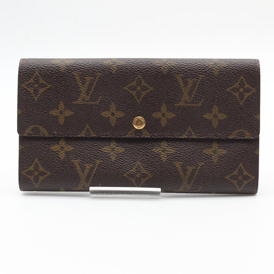 LOUIS VUITTON Monogram Pochette Porte Monnaie Credit M61725 Wallet