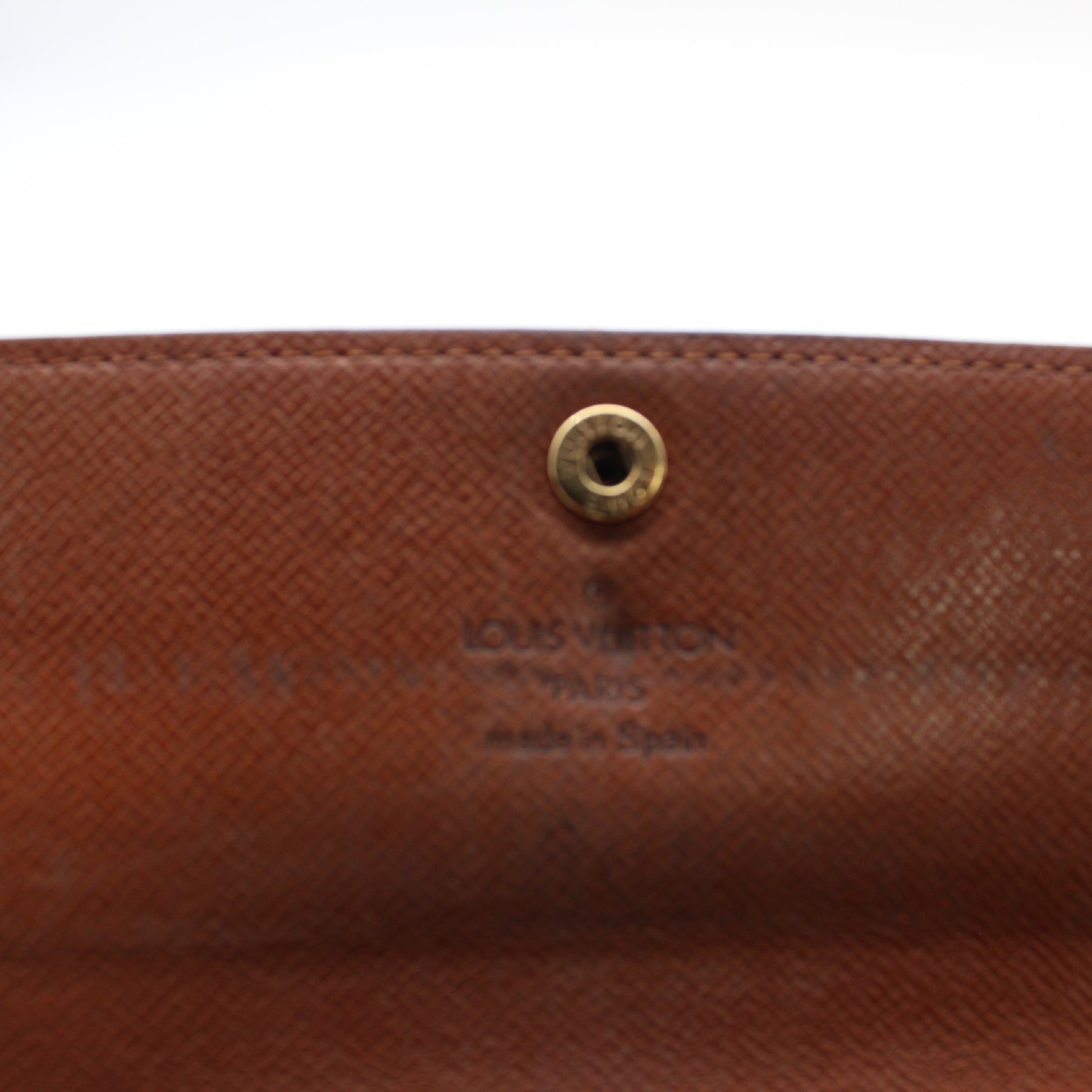 LOUIS VUITTON Monogram Pochette Porte Monnaie Credit M61725 Wallet