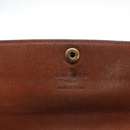 LOUIS VUITTON Monogram Pochette Porte Monnaie Credit M61725 Wallet