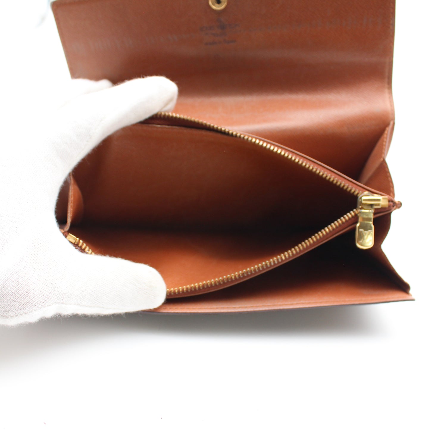 LOUIS VUITTON Monogram Pochette Porte Monnaie Credit M61725 Wallet