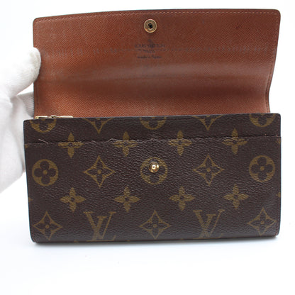 LOUIS VUITTON Monogram Pochette Porte Monnaie Credit M61725 Wallet