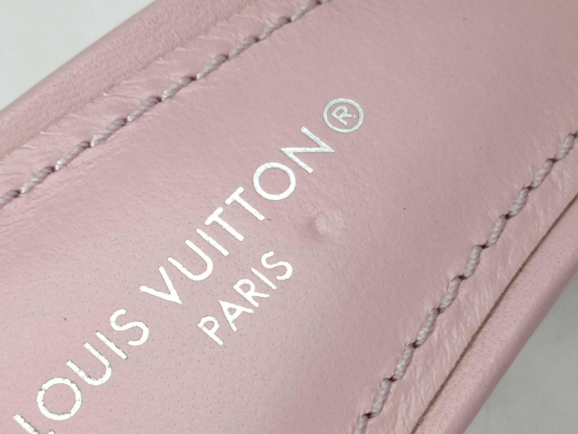 LOUIS VUITTON Revival Line Sandals Monogram Embossed Pink SW0291 34 1/2 Sandals
