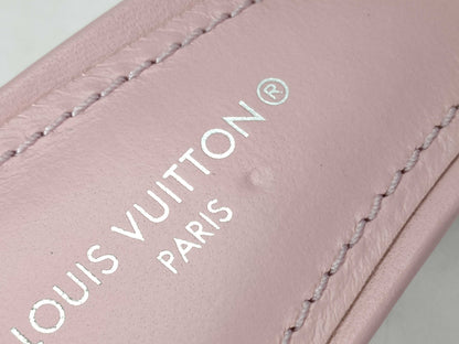LOUIS VUITTON Revival Line Sandals Monogram Embossed Pink SW0291 34 1/2 Sandals