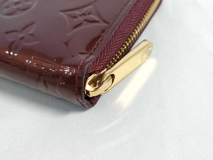LOUIS VUITTON Vernis Zippy Wallet/M93522/SP1170/Vernis/Amaranth/G Hardware Wallet