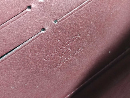 LOUIS VUITTON Vernis Zippy Wallet/M93522/SP1170/Vernis/Amaranth/G Hardware Wallet