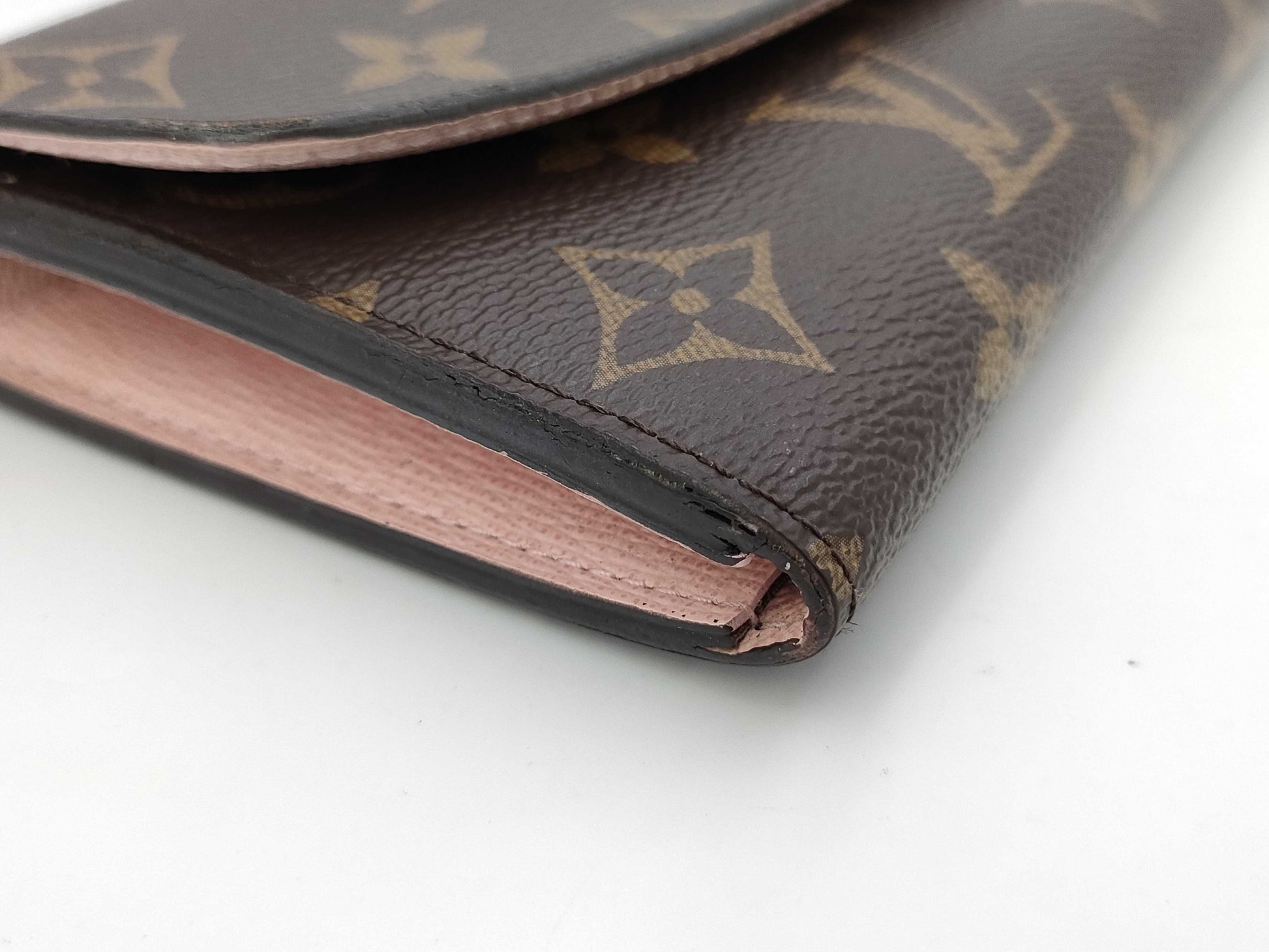 LOUIS VUITTON Monogram Long Wallet Pink Wallet