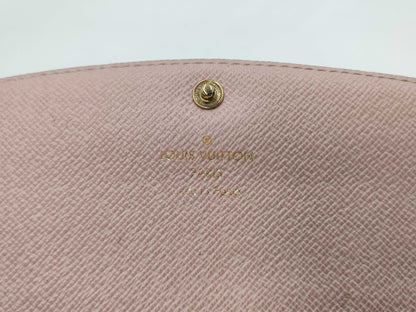 LOUIS VUITTON Monogram Long Wallet Pink Wallet