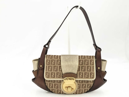 FENDI Zucchino Shoulder Bag