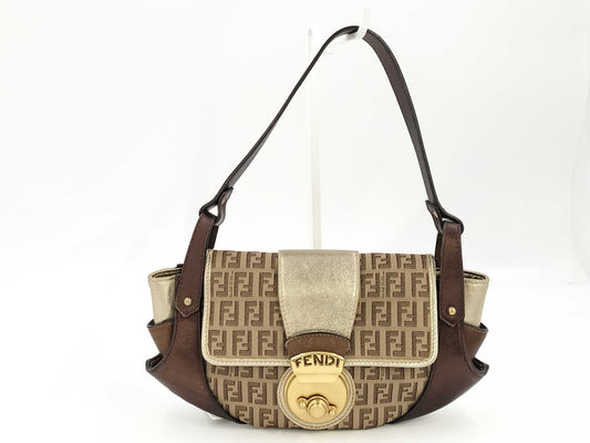 FENDI Zucchino Shoulder Bag